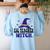 ESL Teacher Witch Halloween Matching Group Costume Women's Sweatshirt Back Print Light Blue ESL Teacher Witch Halloween Matching Group Costume Women's Sweatshirt Back Print Light Blue