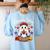 Espooky Vibes Maestra Halloween Spanish Mexican Teacher Women's Sweatshirt Back Print Light Blue Espooky Vibes Maestra Halloween Spanish Mexican Teacher Women's Sweatshirt Back Print Light Blue