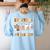 Everyone Communicates Differently Halloween Sped Teacher Women's Sweatshirt Back Print Light Blue Everyone Communicates Differently Halloween Sped Teacher Women's Sweatshirt Back Print Light Blue