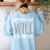 Everything I Say WILL Be On The Exam Teacher For Men Women Women's Sweatshirt Back Print Light Blue
