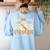 Fab Boo Lous 5th Grade Teacher Retro Ghost Spooky Halloween Women's Sweatshirt Back Print Light Blue Fab Boo Lous 5th Grade Teacher Retro Ghost Spooky Halloween Women's Sweatshirt Back Print Light Blue