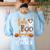 Faboolous INFANT Teacher Halloween Women's Sweatshirt Back Print Light Blue Faboolous INFANT Teacher Halloween Women's Sweatshirt Back Print Light Blue