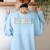 FACS Teacher Family And Consumer Science Teacher Women's Sweatshirt Back Print Light Blue FACS Teacher Family And Consumer Science Teacher Women's Sweatshirt Back Print Light Blue