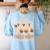Are You Fall O Ween Directions Teacher Halloween Boo Ghost Women's Sweatshirt Back Print Light Blue Are You Fall O Ween Directions Teacher Halloween Boo Ghost Women's Sweatshirt Back Print Light Blue