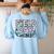 Field Day Vibes For Teacher Kids Happy Field Day 2025 Women's Sweatshirt Back Print Light Blue Field Day Vibes For Teacher Kids Happy Field Day 2025 Women's Sweatshirt Back Print Light Blue