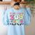 Field Zoo Trip Shirt For Teacher First Grade Crew For Men Women Kids Women's Sweatshirt Back Print Light Blue Field Zoo Trip Shirt For Teacher First Grade Crew For Men Women Kids Women's Sweatshirt Back Print Light Blue