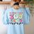 Field Zoo Trip Shirt For Teacher Second Grade Crew Women's Sweatshirt Back Print Light Blue Field Zoo Trip Shirt For Teacher Second Grade Crew Women's Sweatshirt Back Print Light Blue