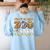 Field Zoo Trip Teacher First Grade Crew Back To School Women's Sweatshirt Back Print Light Blue Field Zoo Trip Teacher First Grade Crew Back To School Women's Sweatshirt Back Print Light Blue