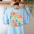 In My Fifth Grade Era 5th Grade Teacher Back To School Women's Sweatshirt Back Print Light Blue