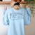Fifth Grade Toile De Jouy Back To School Teachers Kids Women's Sweatshirt Back Print Light Blue Fifth Grade Toile De Jouy Back To School Teachers Kids Women's Sweatshirt Back Print Light Blue