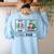 First Data Then Christmas I'm Earning A Break Sped Teacher Men Women Women's Sweatshirt Back Print Light Blue First Data Then Christmas I'm Earning A Break Sped Teacher Men Women Women's Sweatshirt Back Print Light Blue