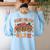 First Grade Crew Thanksgiving Fall Teacher 1st Grade Team Women's Sweatshirt Back Print Light Blue First Grade Crew Thanksgiving Fall Teacher 1st Grade Team Women's Sweatshirt Back Print Light Blue