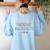 But First Phonemic Awareness Reading Teacher Interventionist Women's Sweatshirt Back Print Light Blue But First Phonemic Awareness Reading Teacher Interventionist Women's Sweatshirt Back Print Light Blue