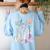 Flowers Test Tube Chemistry Student Science Teacher Women Women's Sweatshirt Back Print Light Blue Flowers Test Tube Chemistry Student Science Teacher Women Women's Sweatshirt Back Print Light Blue