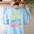 Fluent In Math And Sarcasm Math Teacher Appreciation Women's Sweatshirt Back Print Light Blue Fluent In Math And Sarcasm Math Teacher Appreciation Women's Sweatshirt Back Print Light Blue