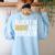 Fluent In Math And Sarcasm Teacher Women's Sweatshirt Back Print Light Blue Fluent In Math And Sarcasm Teacher Women's Sweatshirt Back Print Light Blue
