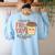 Friyay Teacher Coffee Friday School Cute Fri Yay Women's Sweatshirt Back Print Light Blue Friyay Teacher Coffee Friday School Cute Fri Yay Women's Sweatshirt Back Print Light Blue