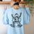 Frog Dissection Biology Anatomy Lab Science Teacher Women's Sweatshirt Back Print Light Blue Frog Dissection Biology Anatomy Lab Science Teacher Women's Sweatshirt Back Print Light Blue