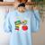 Future Teacher Costume Tee For Men Women Adults And Kids Women's Sweatshirt Back Print Light Blue Future Teacher Costume Tee For Men Women Adults And Kids Women's Sweatshirt Back Print Light Blue