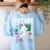 Future Teacher School Teacher Female Women's Sweatshirt Back Print Light Blue Future Teacher School Teacher Female Women's Sweatshirt Back Print Light Blue