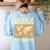 Geography Teacher Easily Distracted By Maps Women's Sweatshirt Back Print Light Blue