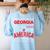 Georgia Teachers Classroom Tshirt Women's Sweatshirt Back Print Light Blue Georgia Teachers Classroom Tshirt Women's Sweatshirt Back Print Light Blue