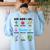 God Says Im Teacher Christian Back To School Religious Women's Sweatshirt Back Print Light Blue God Says Im Teacher Christian Back To School Religious Women's Sweatshirt Back Print Light Blue