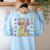 Good Day To Do Math Teacher Appreciation Day Science Women's Sweatshirt Back Print Light Blue Good Day To Do Math Teacher Appreciation Day Science Women's Sweatshirt Back Print Light Blue