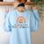 Good Day To Teach Tiny Humans Rainbow Teacher Women's Sweatshirt Back Print Light Blue Good Day To Teach Tiny Humans Rainbow Teacher Women's Sweatshirt Back Print Light Blue
