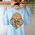 The Good Egg Teacher Halloween Costume Food Group Cute Women's Sweatshirt Back Print Light Blue The Good Egg Teacher Halloween Costume Food Group Cute Women's Sweatshirt Back Print Light Blue