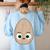 Good Egg Teacher Halloween Costume Group The Shel Egg Women's Sweatshirt Back Print Light Blue Good Egg Teacher Halloween Costume Group The Shel Egg Women's Sweatshirt Back Print Light Blue