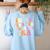 Groovy In My Behavior Specialist Era Behavior Teachers Women's Sweatshirt Back Print Light Blue Groovy In My Behavior Specialist Era Behavior Teachers Women's Sweatshirt Back Print Light Blue