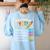 Growth Mindset Teacher Power Of Yet Inspirational Women's Sweatshirt Back Print Light Blue Growth Mindset Teacher Power Of Yet Inspirational Women's Sweatshirt Back Print Light Blue