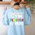 Gym Teacher Back To School Teacher Shirts For Men Women Girls Kids Women's Sweatshirt Back Print Light Blue Gym Teacher Back To School Teacher Shirts For Men Women Girls Kids Women's Sweatshirt Back Print Light Blue
