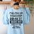 Halloween Calculus Teacher Prisoner Costume Women's Sweatshirt Back Print Light Blue