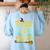Halloween Math Teacher Trig Or Treat Student School College Women's Sweatshirt Back Print Light Blue Halloween Math Teacher Trig Or Treat Student School College Women's Sweatshirt Back Print Light Blue
