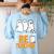 Halloween PE Teacher Shirt Can't Scare Me Women's Sweatshirt Back Print Light Blue Halloween PE Teacher Shirt Can't Scare Me Women's Sweatshirt Back Print Light Blue