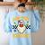 Halloween Read More Books Retro Costume Teacher Women Girls Women's Sweatshirt Back Print Light Blue Halloween Read More Books Retro Costume Teacher Women Girls Women's Sweatshirt Back Print Light Blue