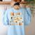 Halloween SLP Sped Teacher Groovy Inclusion Isn't Scary Women's Sweatshirt Back Print Light Blue Halloween SLP Sped Teacher Groovy Inclusion Isn't Scary Women's Sweatshirt Back Print Light Blue