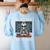 Halloween Teacher I'Ll Just Wait Until It's Quiet Women Women's Sweatshirt Back Print Light Blue Halloween Teacher I'Ll Just Wait Until It's Quiet Women Women's Sweatshirt Back Print Light Blue
