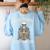 Halloween Weird Teachers Build Character Costume Men Women Women's Sweatshirt Back Print Light Blue Halloween Weird Teachers Build Character Costume Men Women Women's Sweatshirt Back Print Light Blue