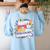 Happy 67 Days Of School Meme 100 Day Of School Teacher 6 7 Women's Sweatshirt Back Print Light Blue Happy 67 Days Of School Meme 100 Day Of School Teacher 6 7 Women's Sweatshirt Back Print Light Blue