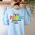 Happy Friyay Teacher School Friday Weekend Vibes Women's Sweatshirt Back Print Light Blue Happy Friyay Teacher School Friday Weekend Vibes Women's Sweatshirt Back Print Light Blue