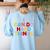I Can Do Hard Things Teacher Inspiration Do Hard Things Women's Sweatshirt Back Print Light Blue I Can Do Hard Things Teacher Inspiration Do Hard Things Women's Sweatshirt Back Print Light Blue