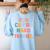 You Can Do Hard Things Teacher For Men Women Girls Kids Women's Sweatshirt Back Print Light Blue You Can Do Hard Things Teacher For Men Women Girls Kids Women's Sweatshirt Back Print Light Blue