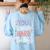You Can Do Hard Things Test Day Teacher Kids Women's Sweatshirt Back Print Light Blue You Can Do Hard Things Test Day Teacher Kids Women's Sweatshirt Back Print Light Blue