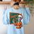 Haunted By 6-7 Six Seven 67 Math Teacher Halloween Skeleton Women's Sweatshirt Back Print Light Blue Haunted By 6-7 Six Seven 67 Math Teacher Halloween Skeleton Women's Sweatshirt Back Print Light Blue