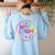 Head Start Dream Team Squad Teacher Headstart Back To School Women's Sweatshirt Back Print Light Blue Head Start Dream Team Squad Teacher Headstart Back To School Women's Sweatshirt Back Print Light Blue
