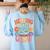 Helping Little Minds Grow Teacher First Day Back To School Women's Sweatshirt Back Print Light Blue Helping Little Minds Grow Teacher First Day Back To School Women's Sweatshirt Back Print Light Blue