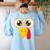 Hilarious Turkey Halloween Thanksgiving Teacher Nurse Women's Sweatshirt Back Print Light Blue